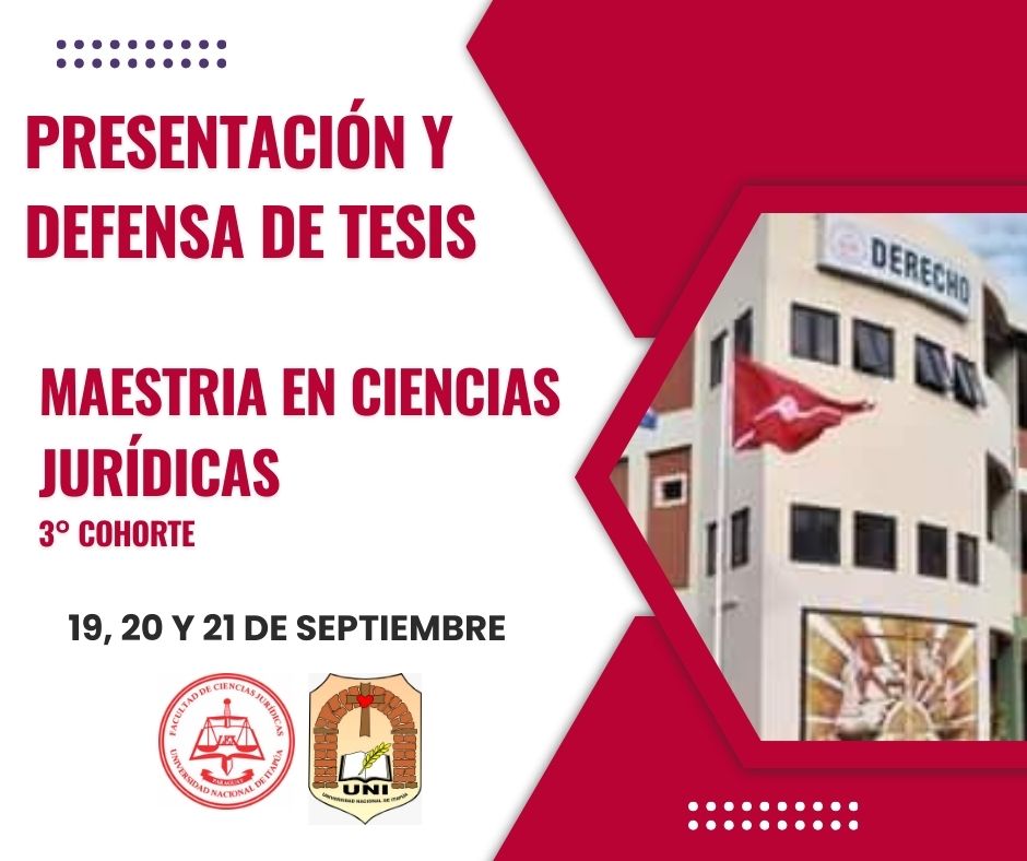 Presentación y Defensa de tesis