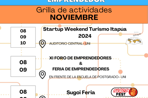 FIN DE SEMANA DEL EMPRENDEDOR