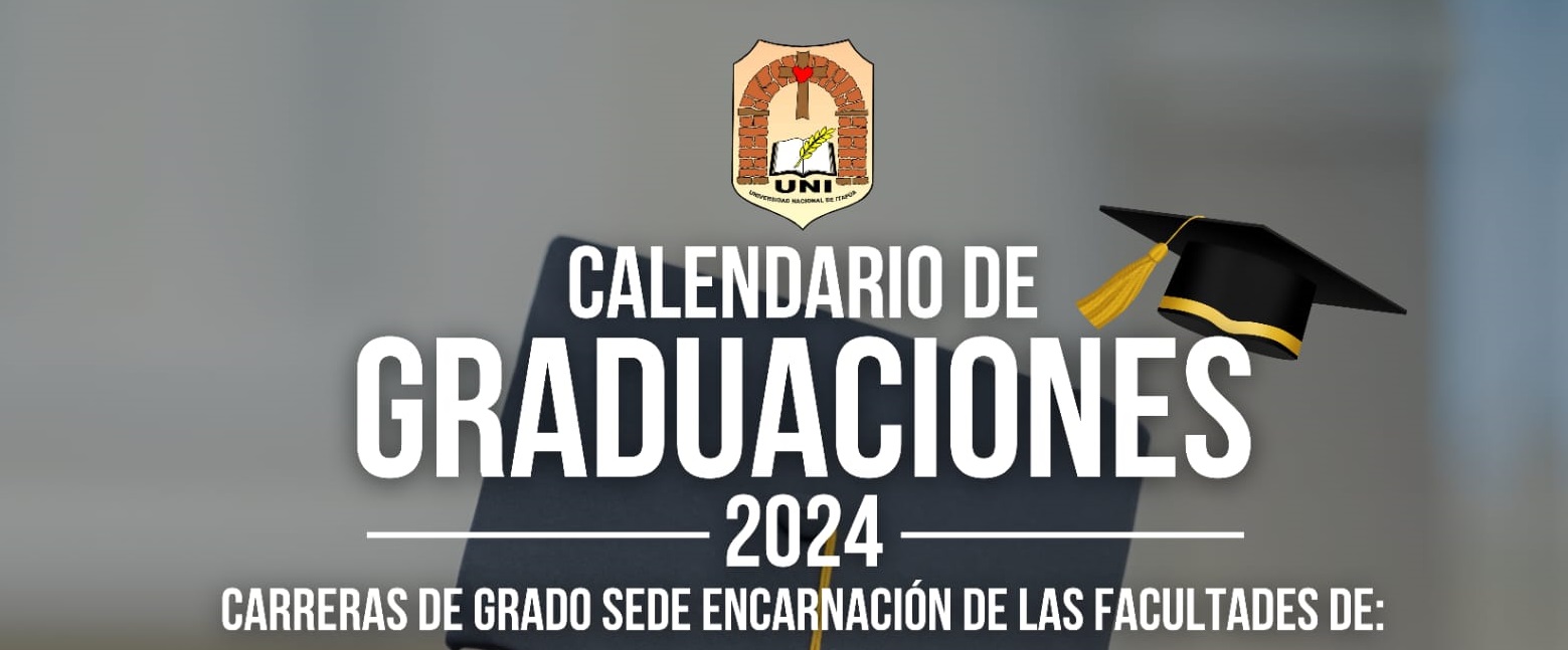 Flyer web calendario graduación 2024