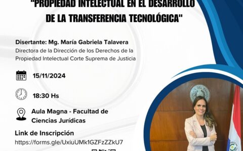 flyer Conferencia Propiedad Intelectual