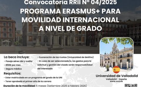 Convocatoria erasmus Valladolid