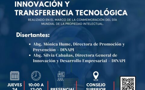 Flyer Conferencia Innovación y Transferencia Tecnológica