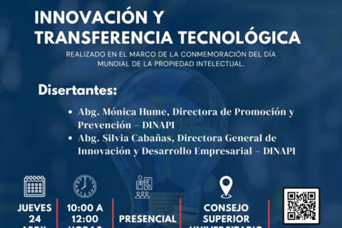 Flyer Conferencia Innovación y Transferencia Tecnológica