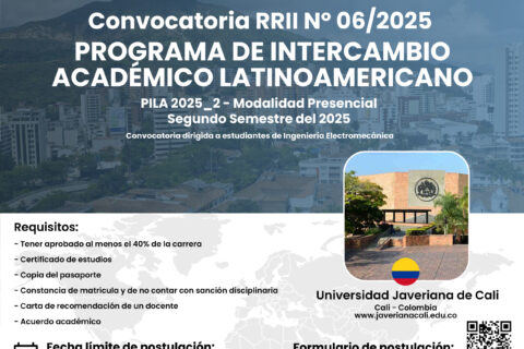 Convocatoria Cali Colombia