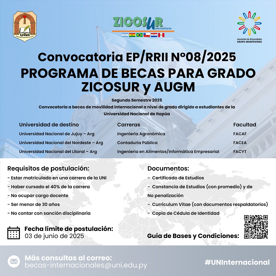 Convocatoria ZICOSUR - AUGM