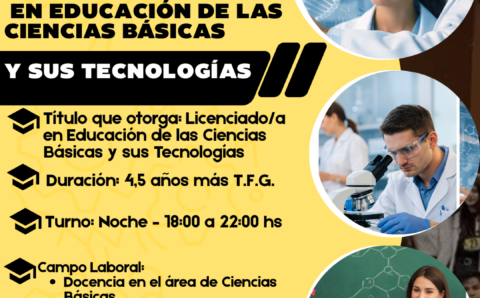 Lic. en Ciencias de la Educación de las Ciencias Básicas y sus tecnologías