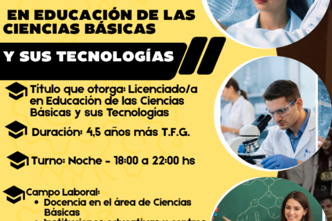 Lic. en Ciencias de la Educación de las Ciencias Básicas y sus tecnologías