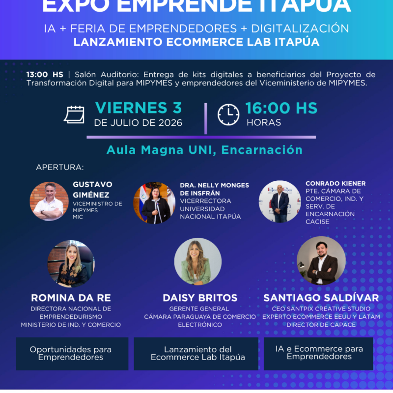 Flyer Expo Emprende Itapua