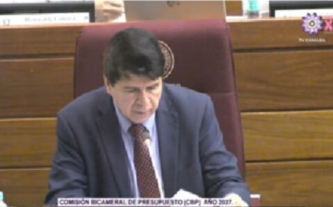 rector en la bicameral de presupuestos