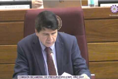 rector en la bicameral de presupuestos